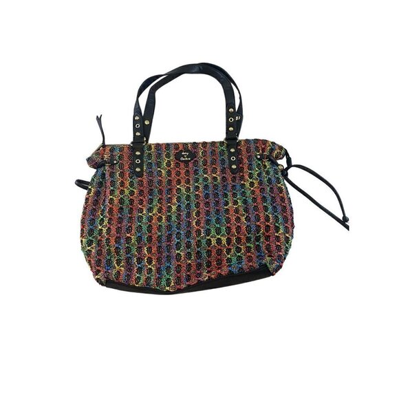 Juicy Couture Handbags - Y2K Juicy Couture Women's Woven Multi Color Shoulder Bag - OS